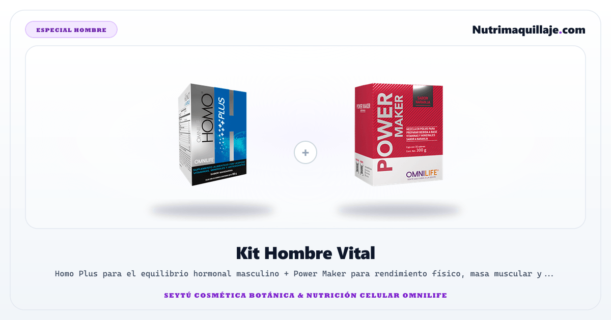Kit Hombre Vital
