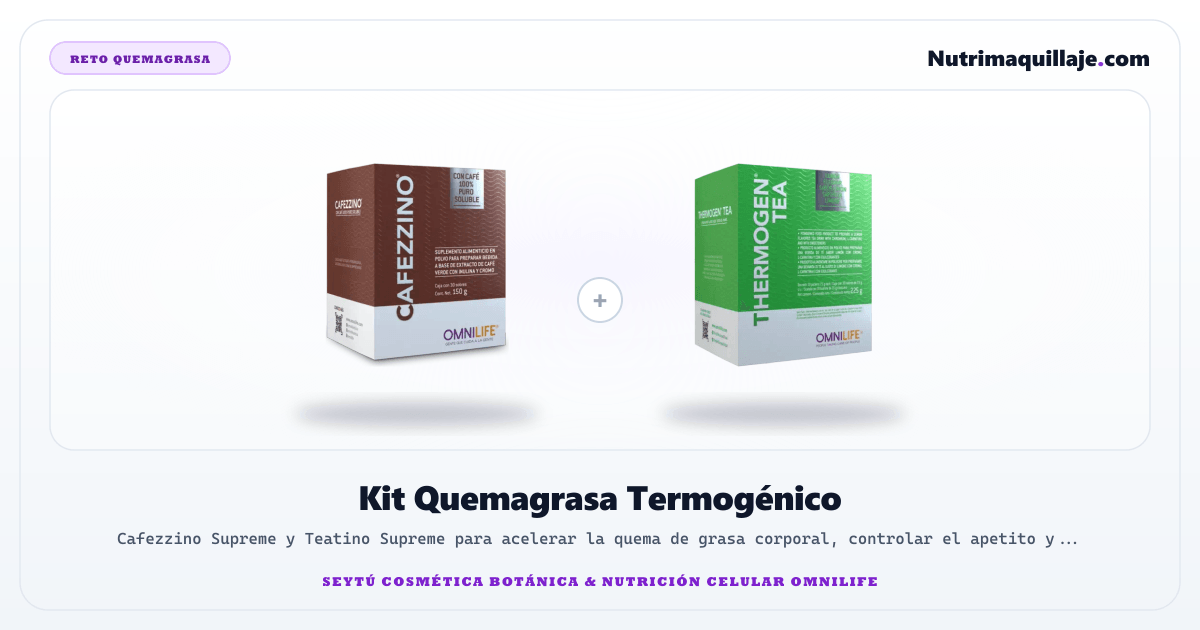 Kit Quemagrasa Termogénico