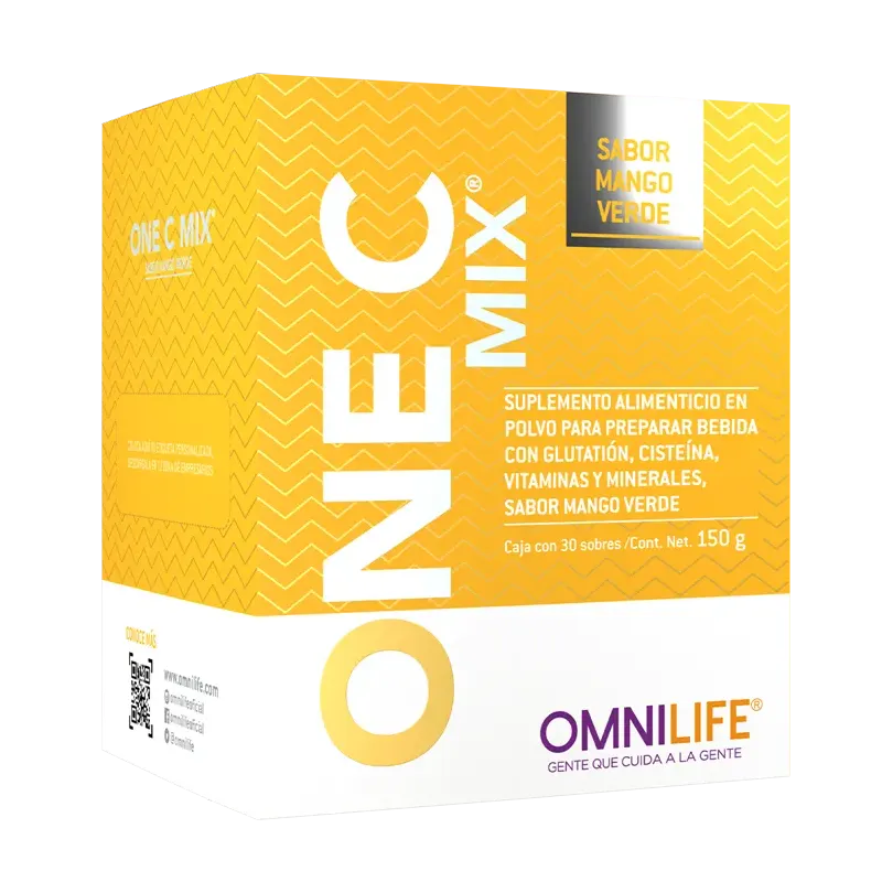 One C Mix Plus OMNILIFE con Vitamina C, Glutatión y Colágeno